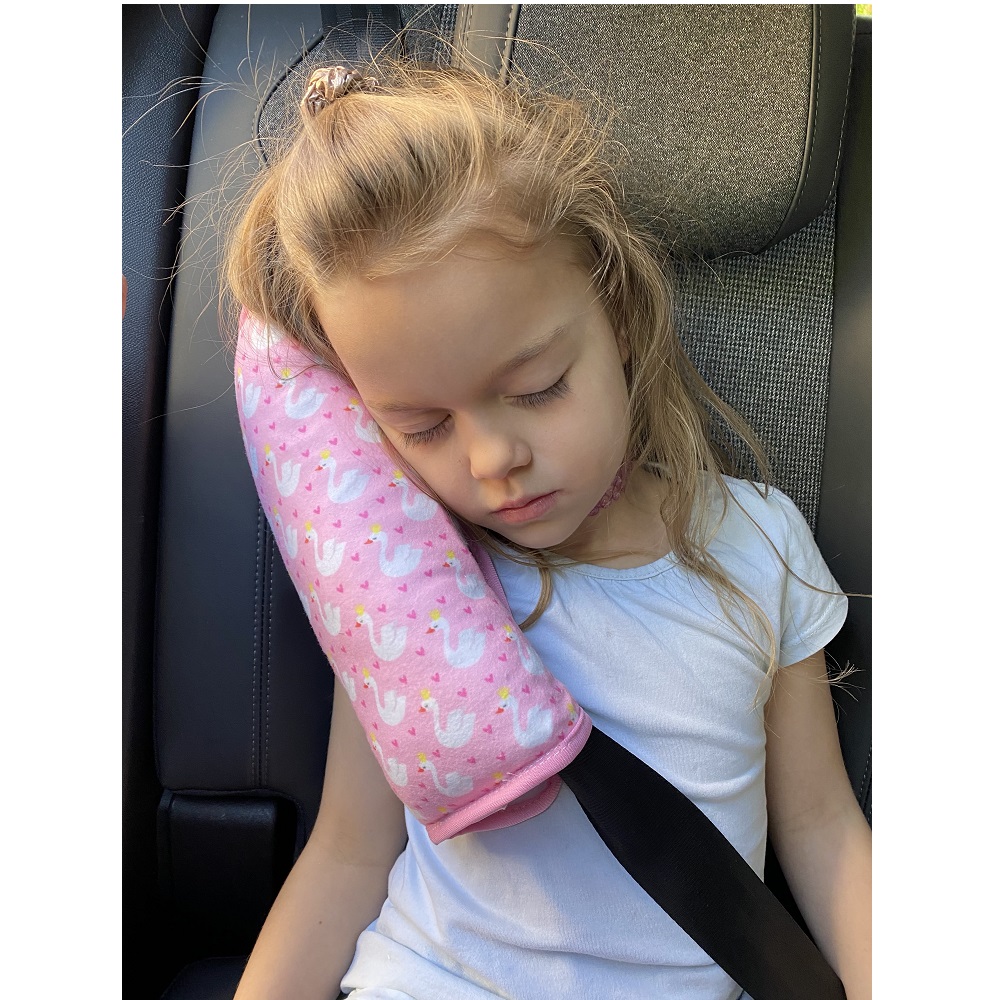 Seat belt pillow for kids Heckbo Swans
