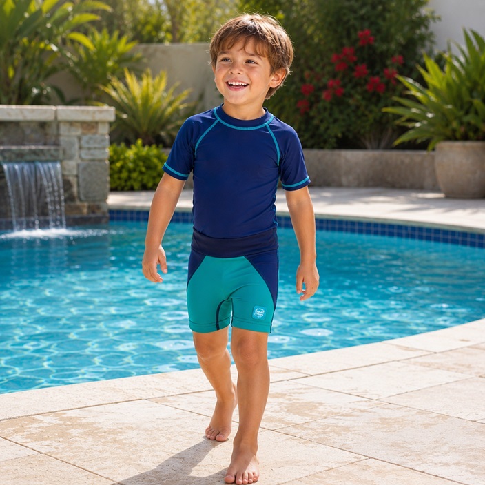 Diaper Swim Shorts - Splash Jammers Jade