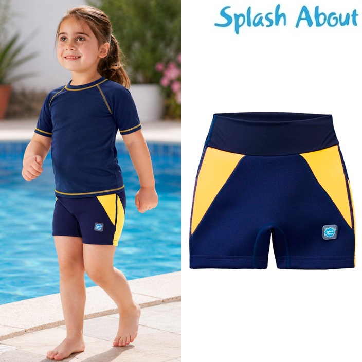 Diaper Swim Shorts - Splash Jammers Navy