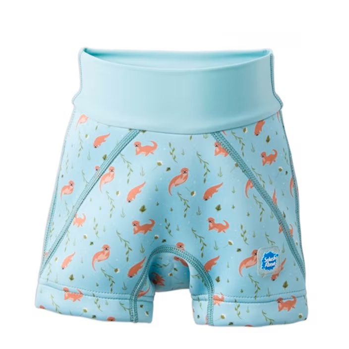 Diaper Swim Shorts - Splash Jammers Playful Otters