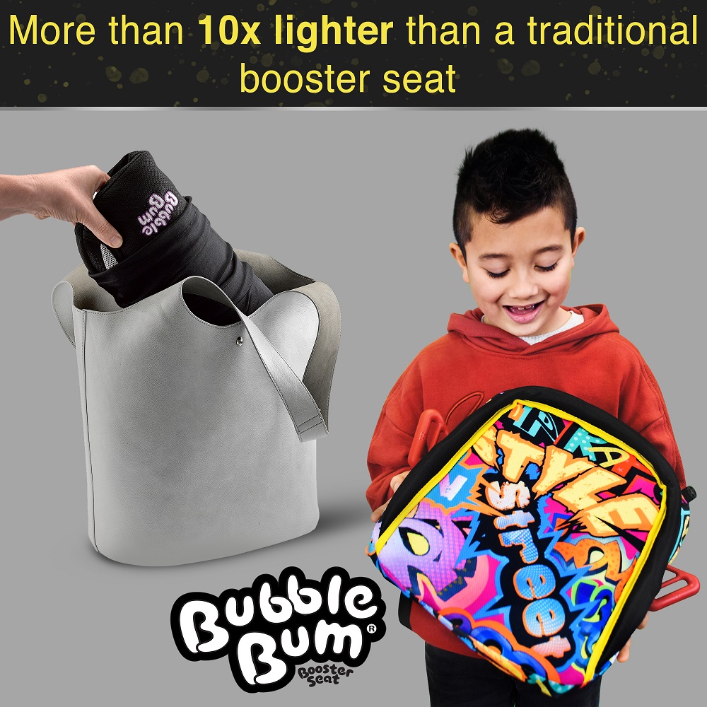 Inflatable car booser seat Bubblebum Graffiti