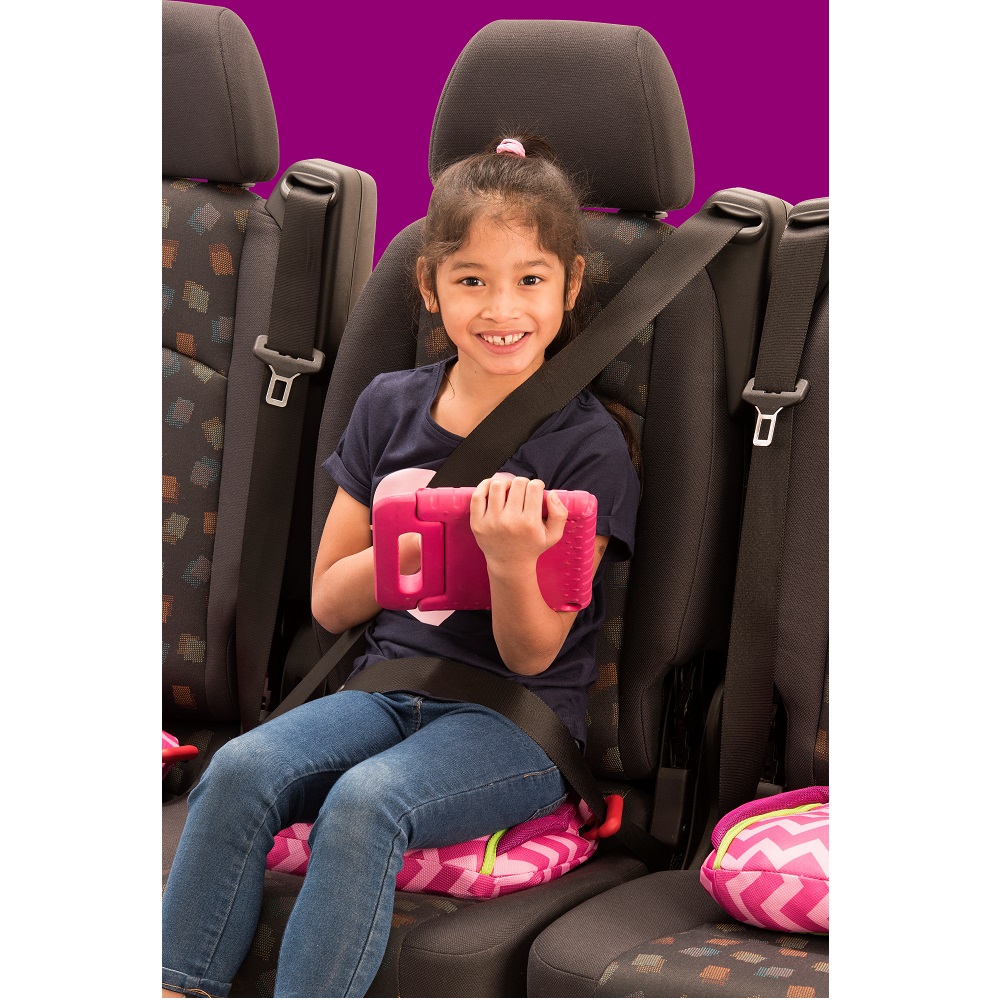 Car inflatable booster seat Bubblebum Pink