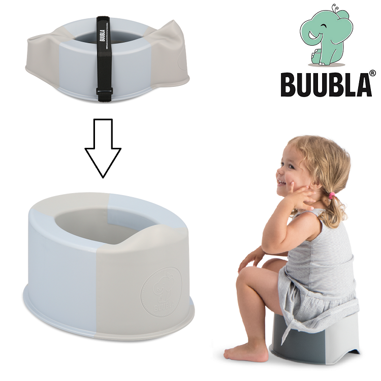 Portable travel potty Buubla Blue