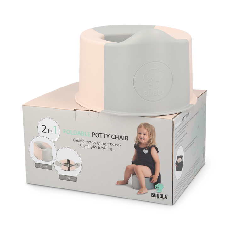 Portable travel potty Buubla Pink