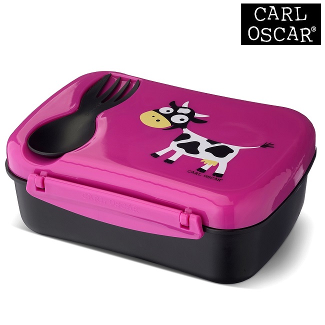 Lunch box for children Carl Oscar N'ice Box Kids Pink Cow