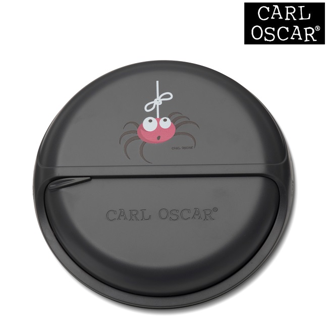 Snack Box for Kids Carl Oscar SnackDisc Grey Spider