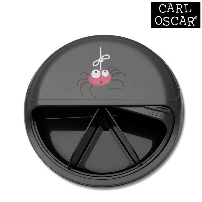 Snack Box for Kids Carl Oscar SnackDisc Grey Spider