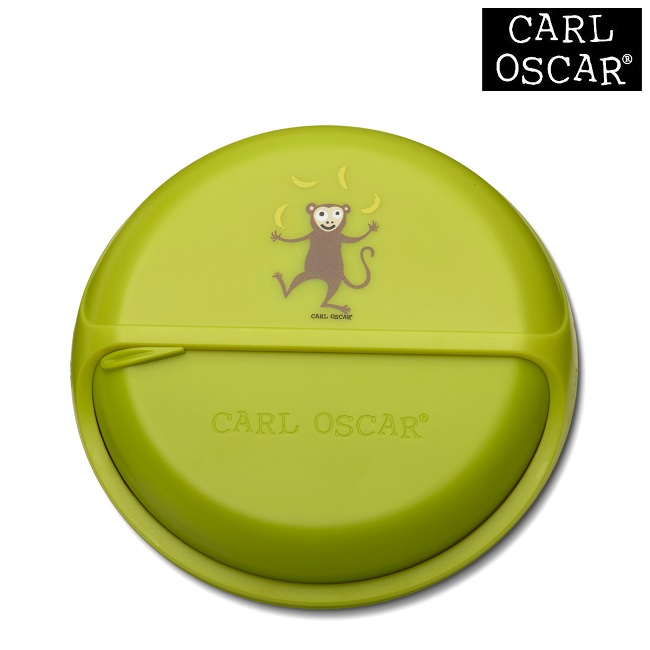 Snack Box for Kids Carl Oscar SnackDisc Green Monkey
