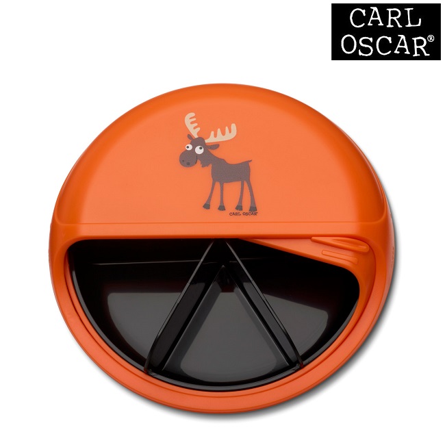 Snack Box for Kids Carl Oscar SnackDisc Orange Moose