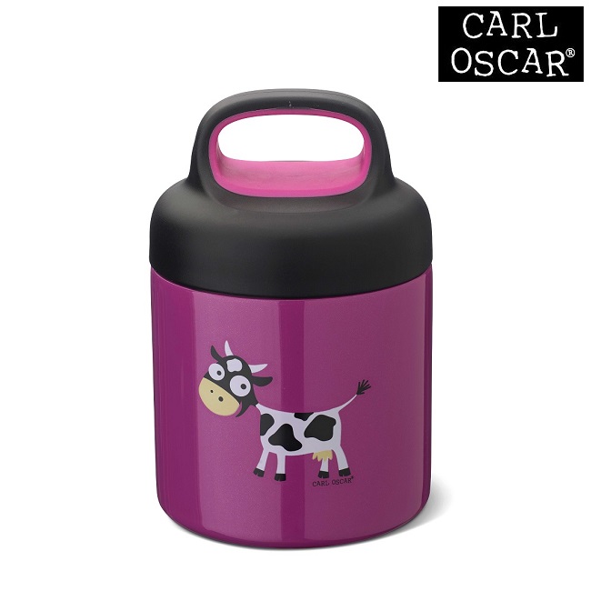 Food thermos Carl Oscar LunchJar Pink Cow
