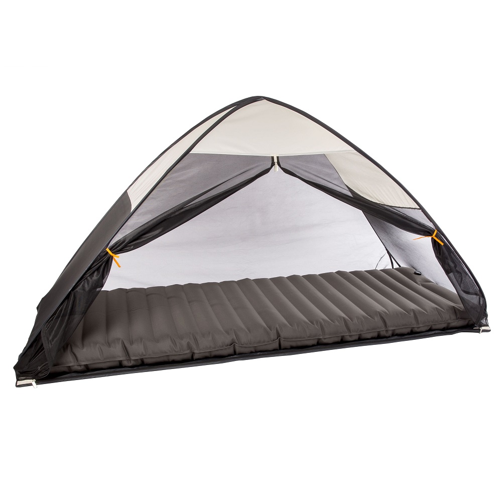 Pop-up insect net for single bed Deryan Cream