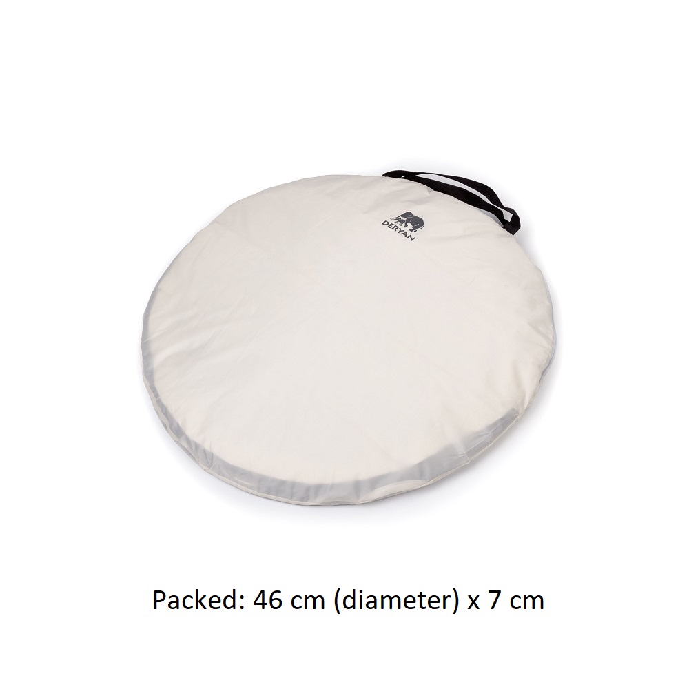 Pop-up insect net for single bed Deryan Cream