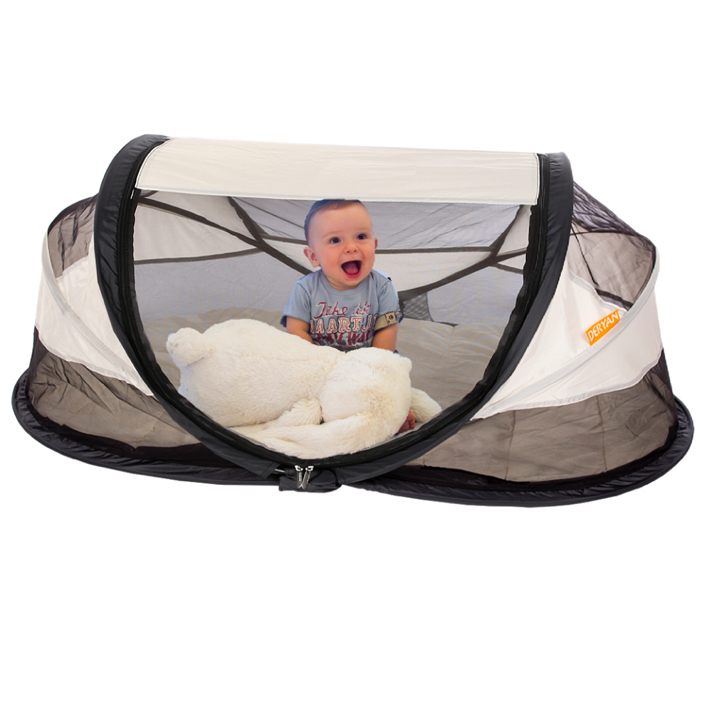 Baby travel cot Deryan Baby Luxe Cream