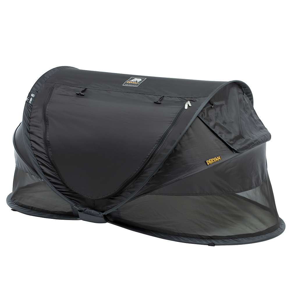 Travel cot for kids Derya Toddler Luxe Black