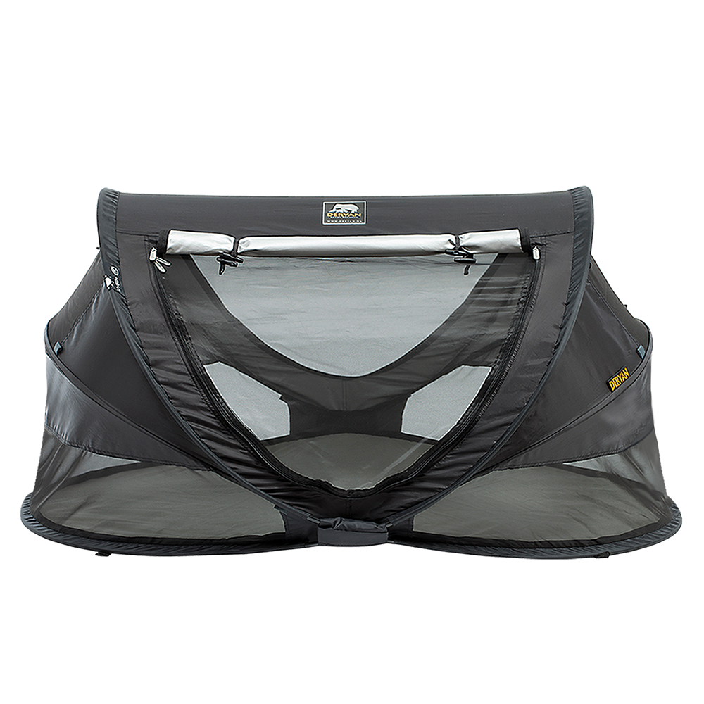 Travel cot for kids Derya Toddler Luxe Black