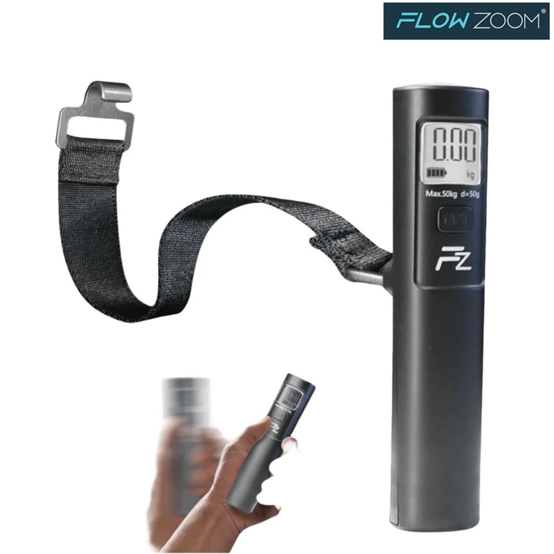Digital Luggage Scale - Flowzoom Shakee Black