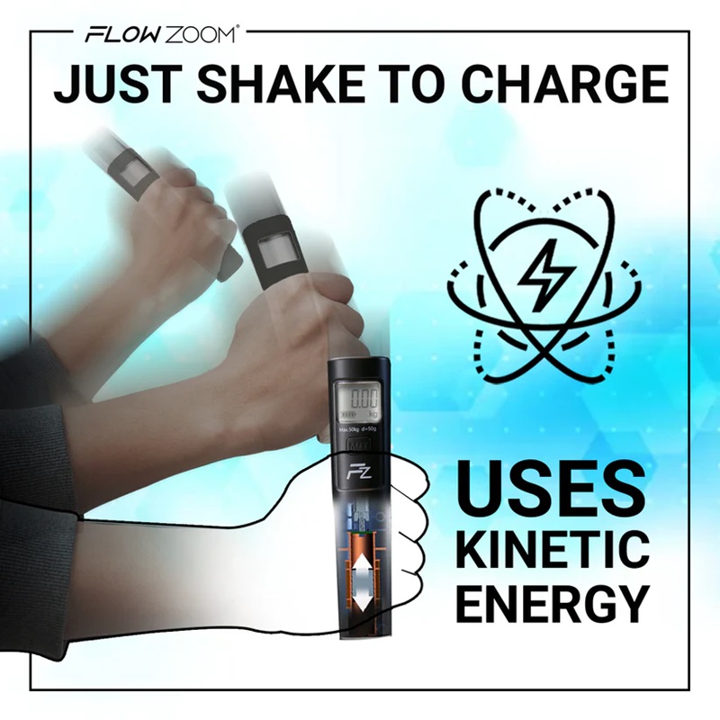 Digital Luggage Scale - Flowzoom Shakee Black