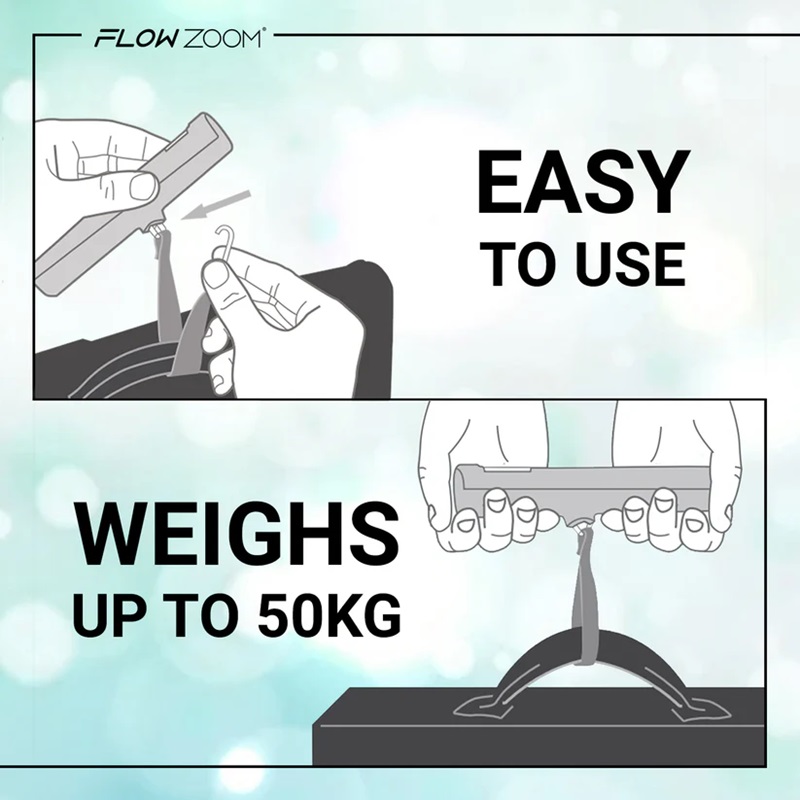 Digital Luggage Scale - Flowzoom Shakee Silver