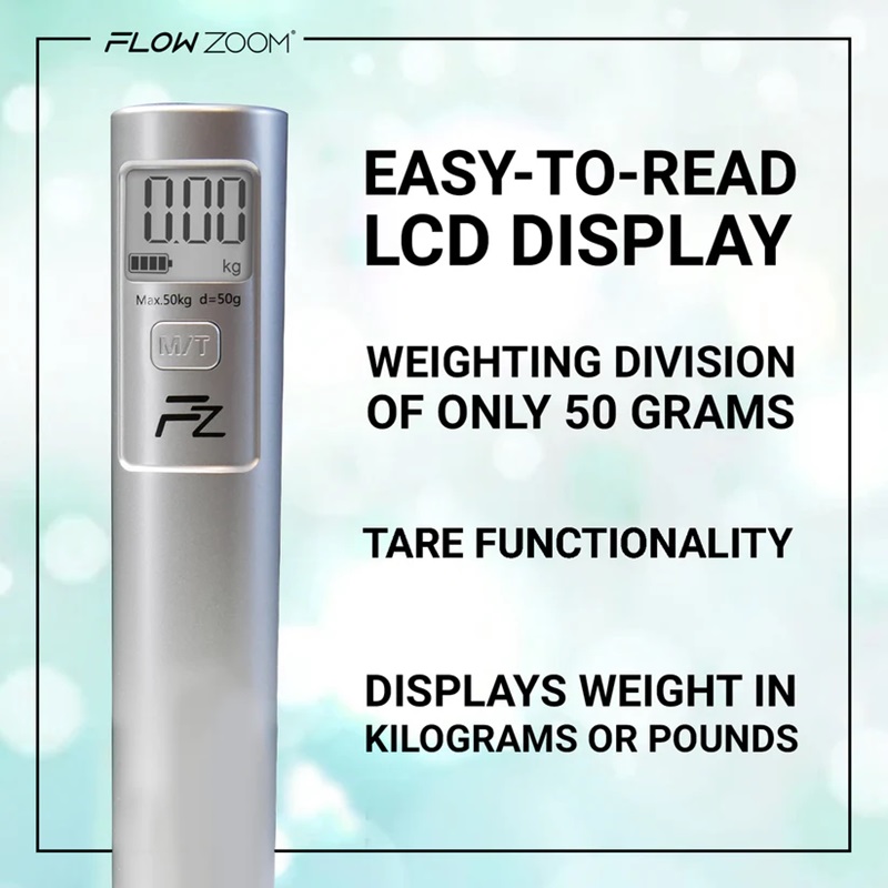 Digital Luggage Scale - Flowzoom Shakee Silver