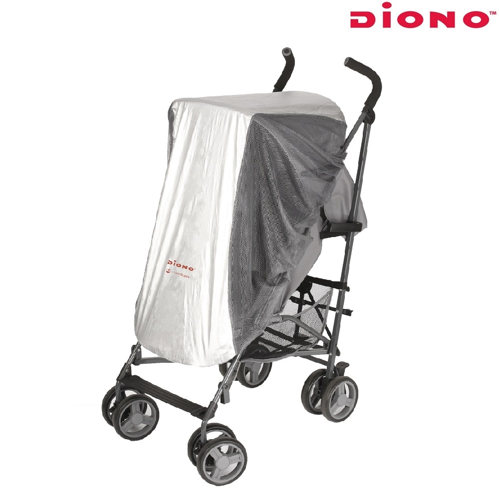 Sun shade and insect protection for pram Diono