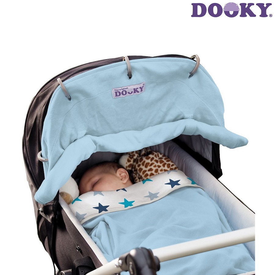 Pram sun cover Dooky Original Baby Blue