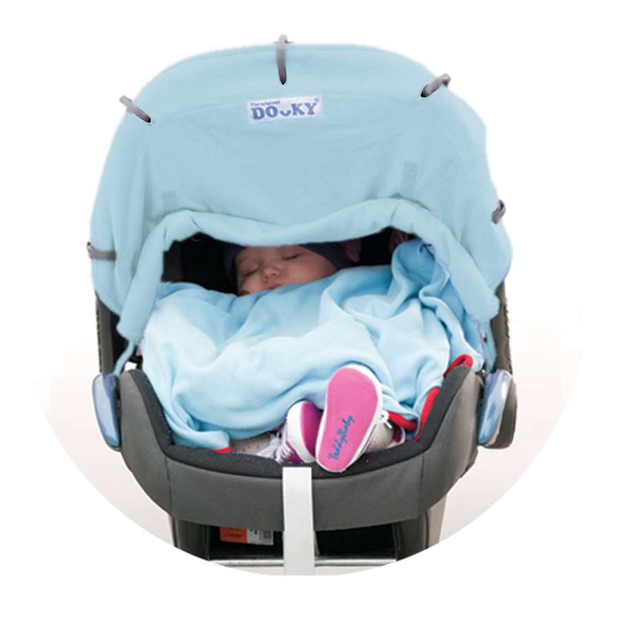 Pram sun cover Dooky Original Baby Blue