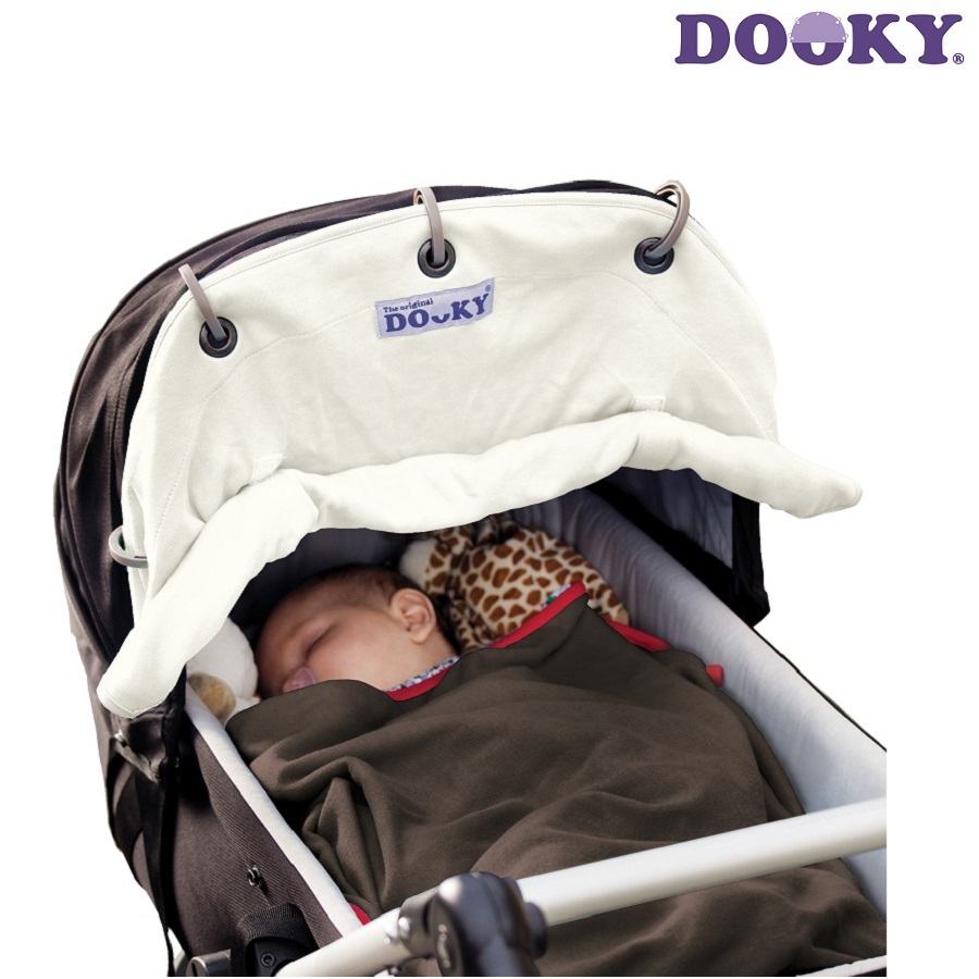 Pram sun cover Dooky Original Creme