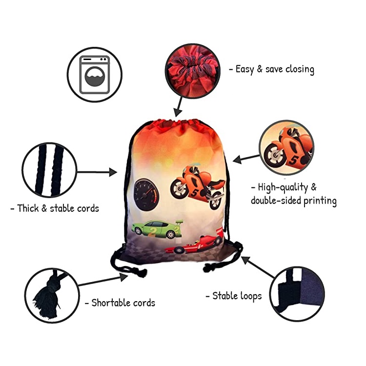 Children's drawstring bag Heckbo Racing