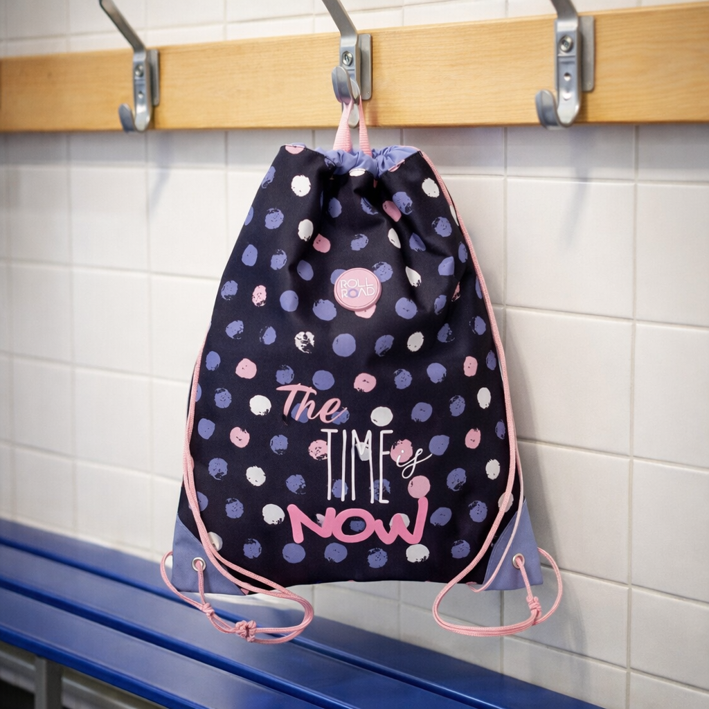 Drawstring Bag for Kids - Roll Road Time Is Now