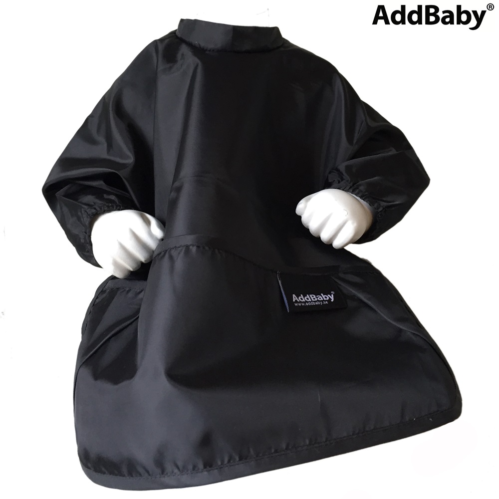 Baby Bib AddBaby Long Sleeves Black Baby Bib AddBaby Long Sleeves Black