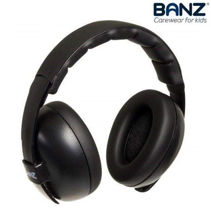 Baby Ear Defenders - Banz Bubzee Black