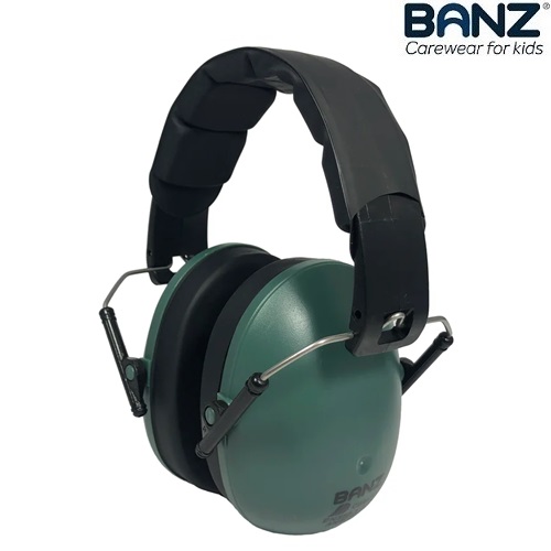 Ear Defenders for Children Banz Ear Defenders Dark Green