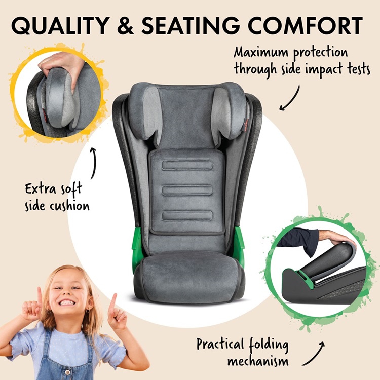 Foldable Car Seat - Walser Noemi Black