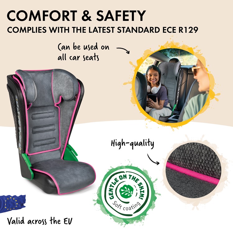 Foldable Car Seat - Walser Noemi Pink