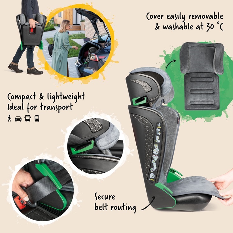 Foldable Car Seat - Walser Noemi Red