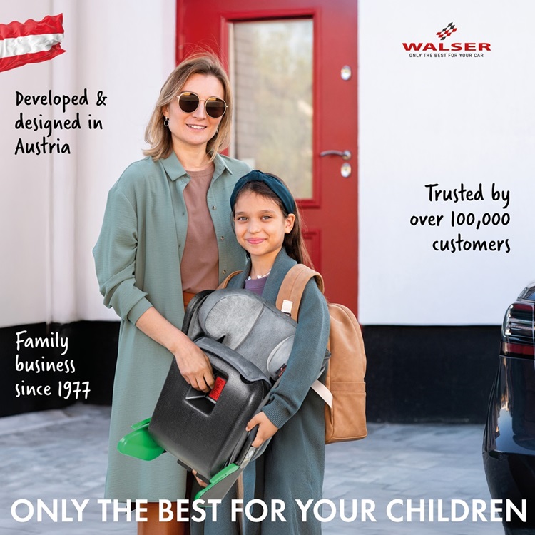 Foldable Car Seat - Walser Noemi Red