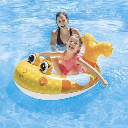 Pool float Intex Pool Cruiser Yellow Fish