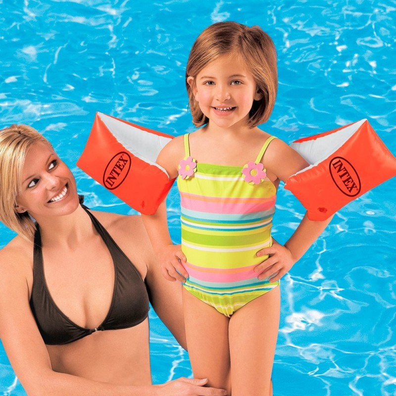 Inflatable armbands for kids Intex Orange