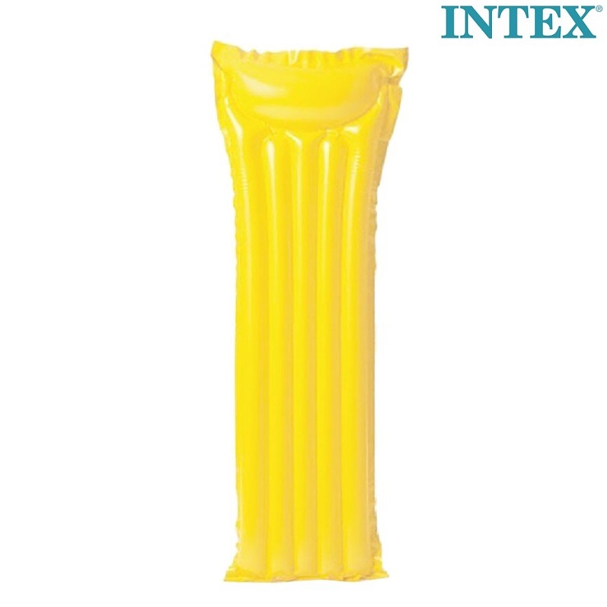 Inflatable pool mattress Intex Yellow