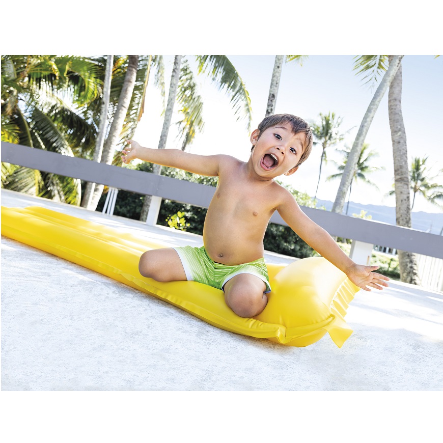 Inflatable pool mattress Intex Yellow