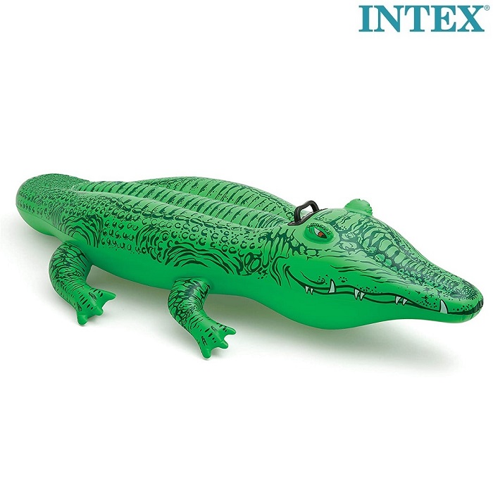 Inflatable water mattress for children Intex Alligator