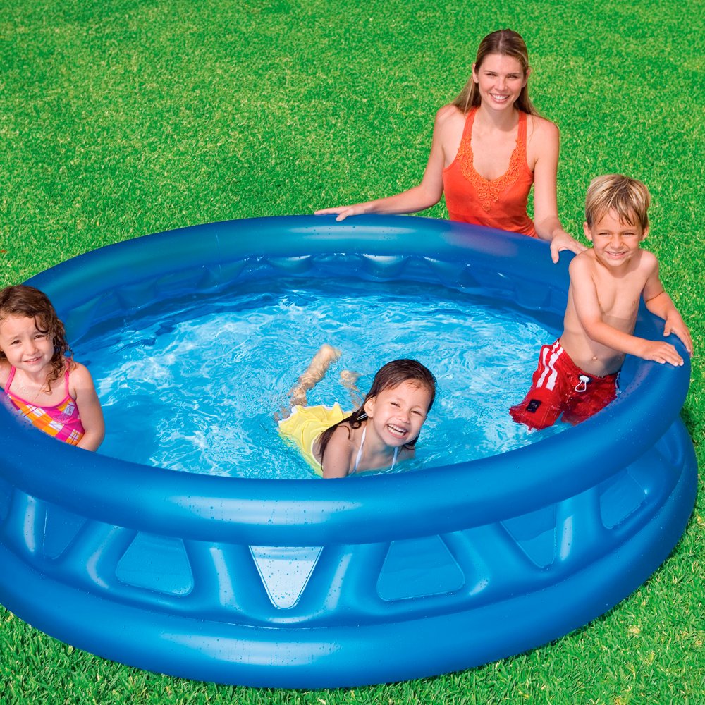 Inflatable Pool for Children - Intex Wet Set Blue