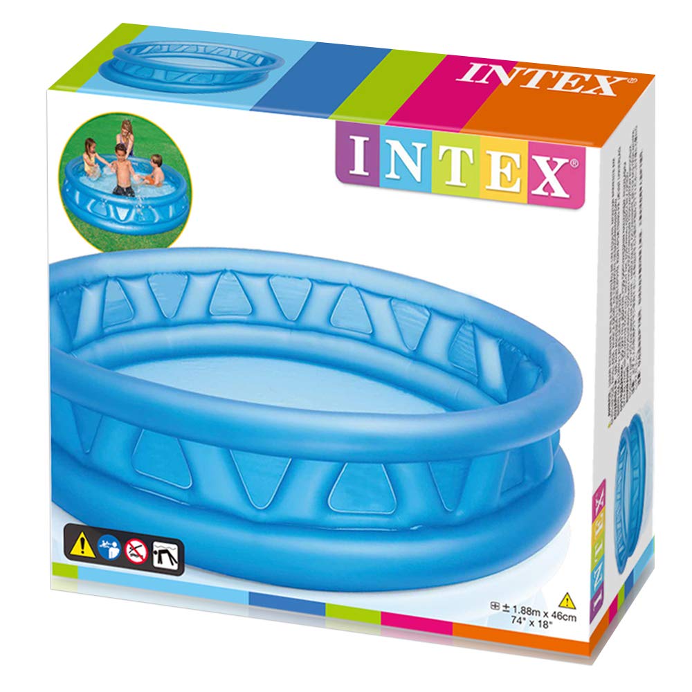 Inflatable Pool for Children - Intex Wet Set Blue