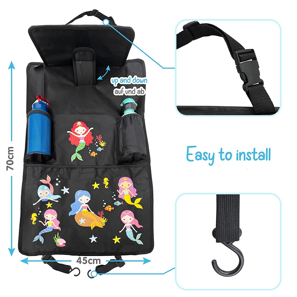 Car backseat organizer with tablet holder Heckbo Mermaids