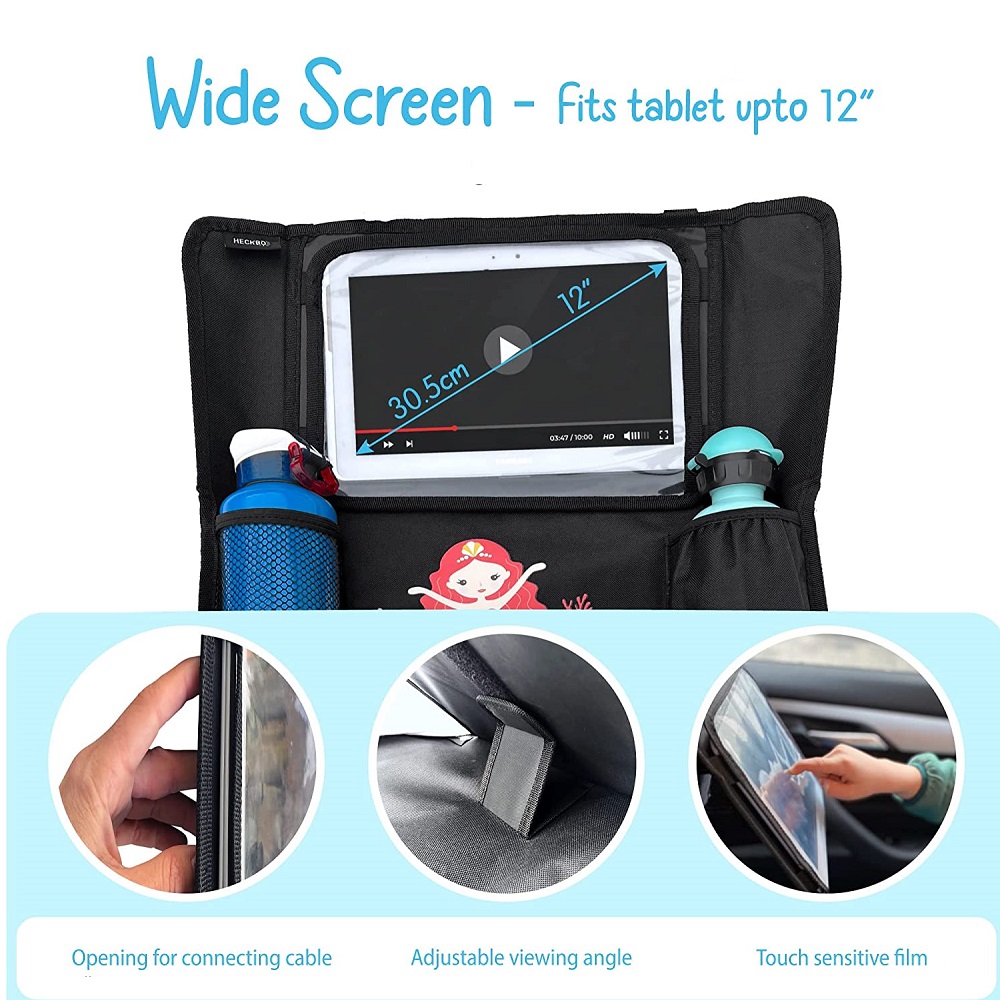 Car backseat organizer with tablet holder Heckbo Mermaids