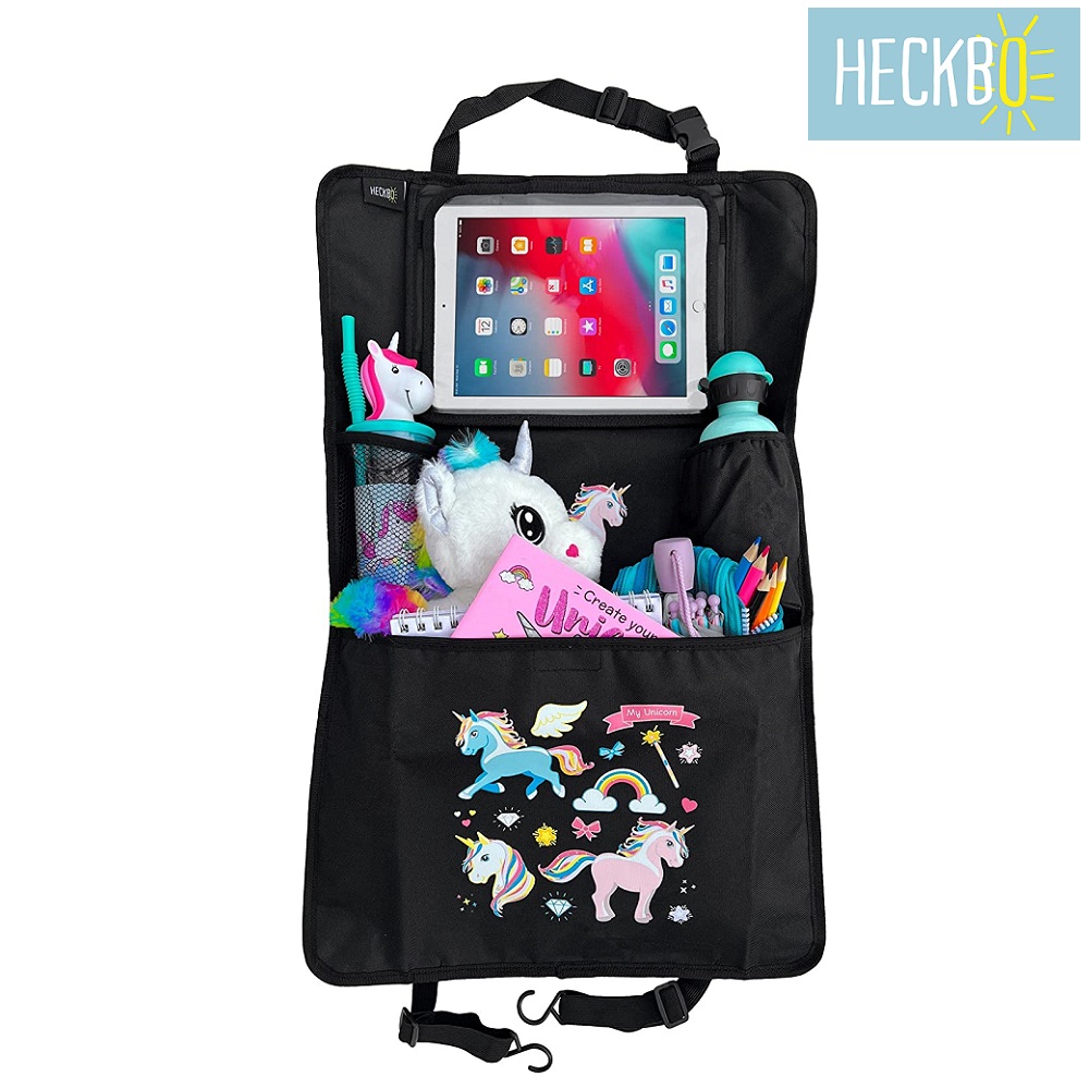 Car backseat organizer with tablet holder Heckbo Unicorn