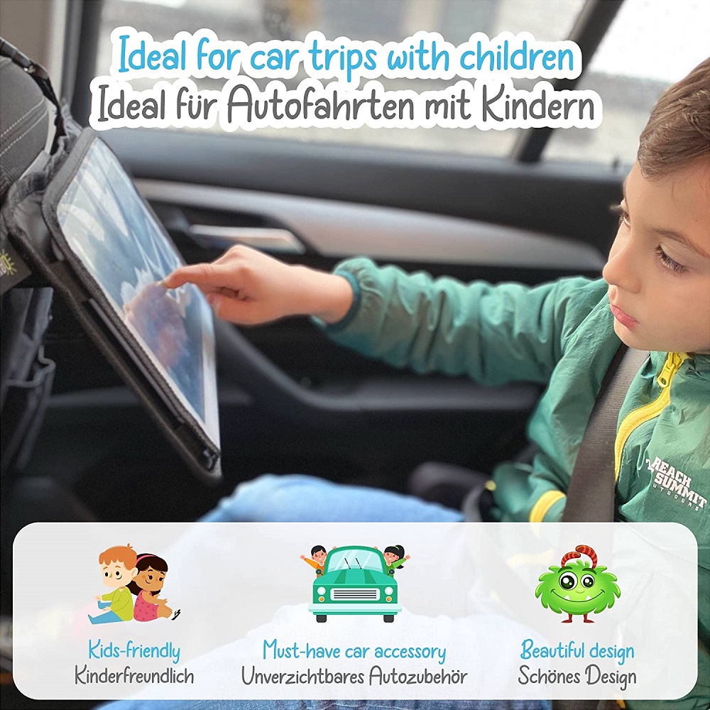 Car backseat organizer with tablet holder Heckbo Monster