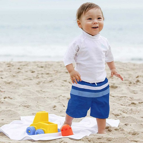 Diaper swim shorts for children Iplay Royal Blue