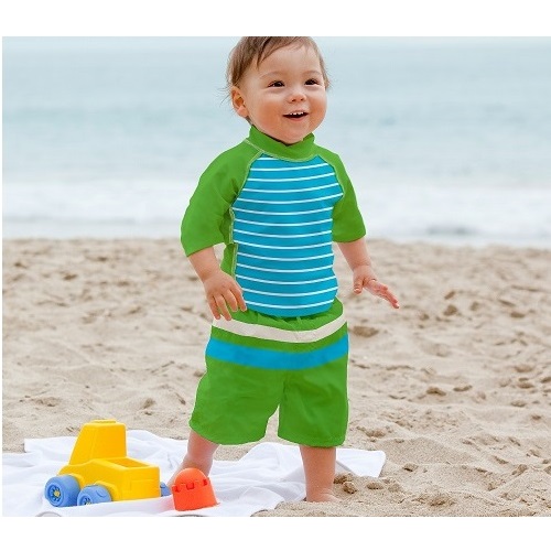 Diaper swim shorts for children Iplay Lime