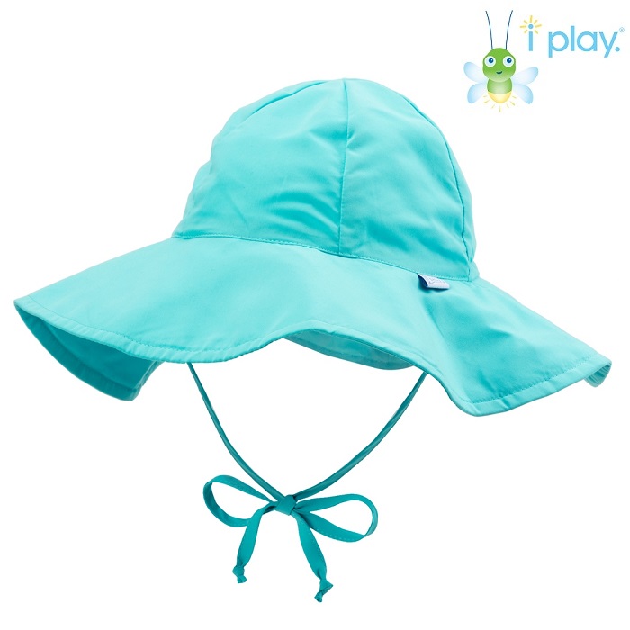 Baby and children's brim sun hat Iplay Aqua Blue